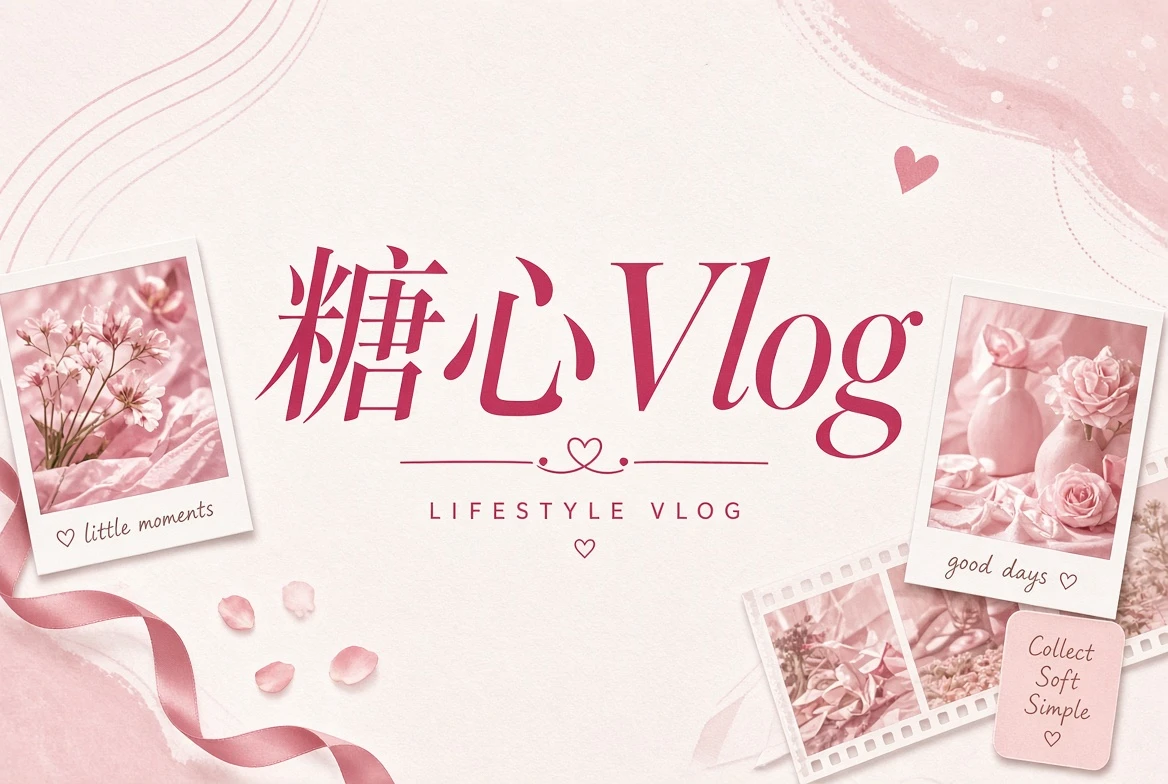 糖心Vlog关于品牌的日常影像与信件视觉